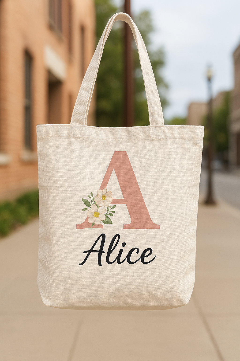 Tote bag personnalisé avec prénom