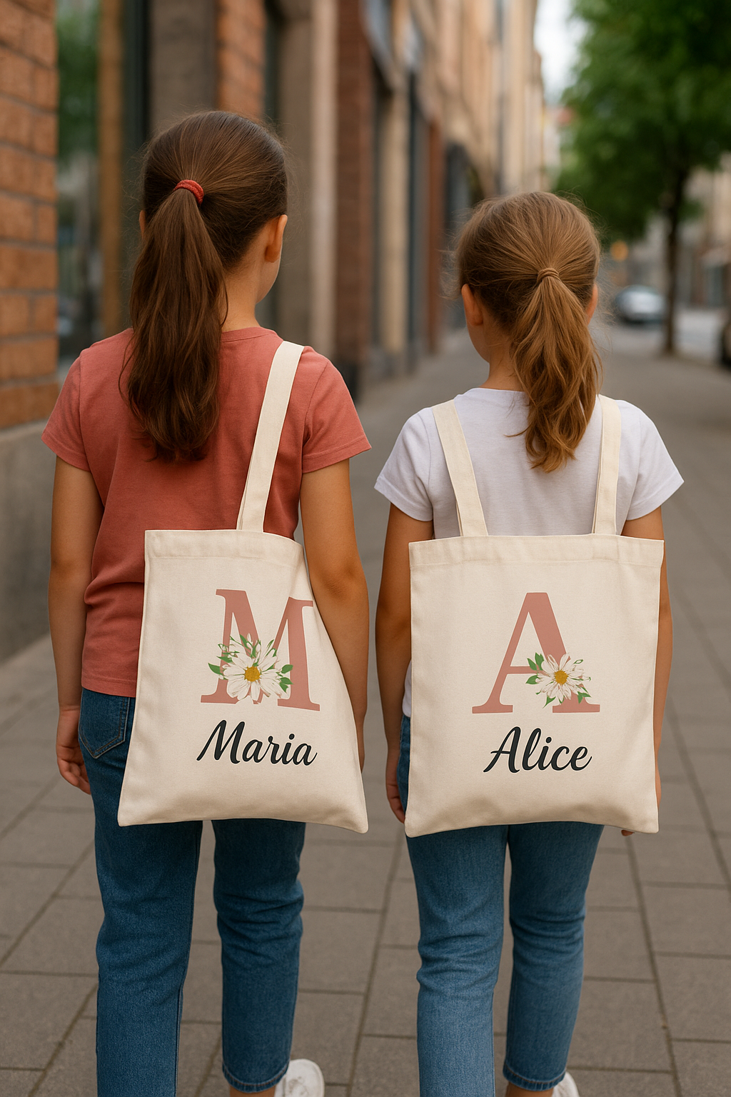Tote bag personnalisé avec prénom